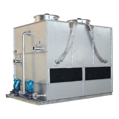 Tour de refroidissement à eau industrielle de 400 tonnes à flux croisé automatique avec conception de type fermé