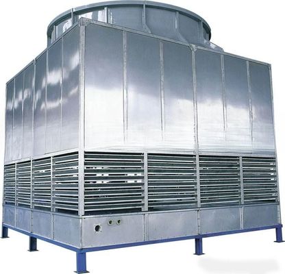 Tour de refroidissement à eau industrielle de 400 tonnes à flux croisé automatique avec conception de type fermé