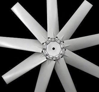 Ventilateur de débit axiale en plastique pour 120/220/380/440/680v tour de refroidissement à tension