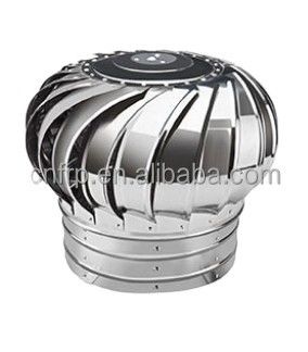 Ventilateur de toiture en acier inoxydable pour économiser de l'énergie automatiquement et faire circuler l'air frais