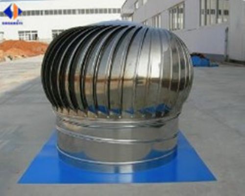 Ventilateur de toiture en acier inoxydable pour économiser de l'énergie automatiquement et faire circuler l'air frais