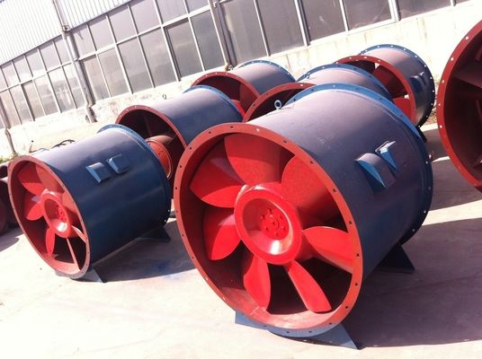 Ventilateur d'échappement à haute teneur en matières premières pour la lutte contre les incendies industriels pour le débit axial de fumée