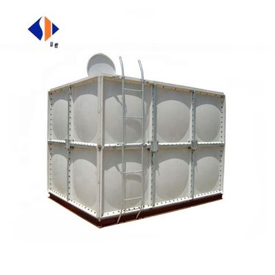 Réservoir d'eau GRP sectionnel moulé modulaire de 1*1m avec ISO horizontal assemblé 5000L/heure