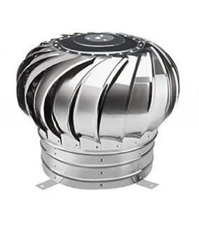 Ventilateur d'échappement d'air non électrique monté sur le toit avec support de tension et support personnalisé OEM