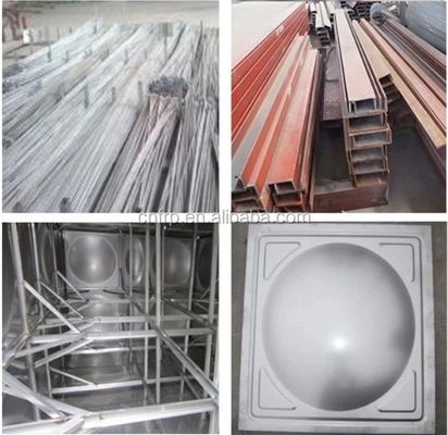 Réservoir d'eau d'automatisation SMC en forme carrée pour l'eau potable en matériau durable