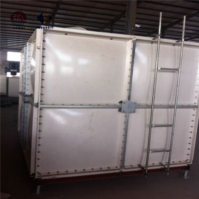 Fabrication de résines alimentaires 3 couches réservoir d'eau en FRP rectangulaire pour 70 degrés