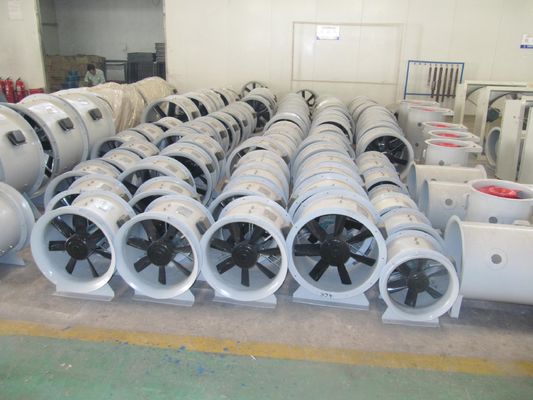 380V grand volume puissant ventilateur d'échappement de type tuyau ventilateur axial avec et support personnalisé