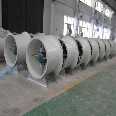 380V grand volume puissant ventilateur d'échappement de type tuyau ventilateur axial avec et support personnalisé