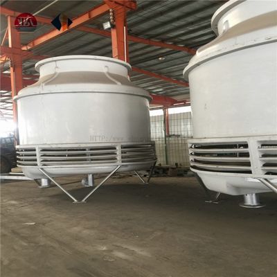 Tour de refroidissement à contre-flux de haute capacité de 50 tonnes en FRP à forme ronde pour l'industrie