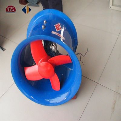 Ventilateur axial silencieux industriel de 1450 tours avec support personnalisé et rotor externe en FRP