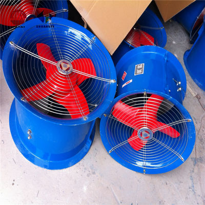 Ventilateur axial silencieux industriel de 1450 tours avec support personnalisé et rotor externe en FRP