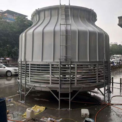 Tour de refroidissement d'eau de contre-courant de FRP anti-corrosion pour conception de forme ronde 880 KG
