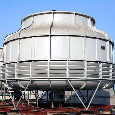 Tour de refroidissement d'eau de contre-courant de FRP anti-corrosion pour conception de forme ronde 880 KG