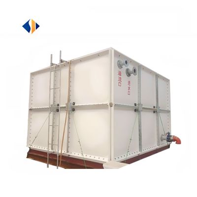 Réservoirs de stockage d'eau SMC/FRP/GRP sur mesure de 0 à 1500 m3 pour diverses applications