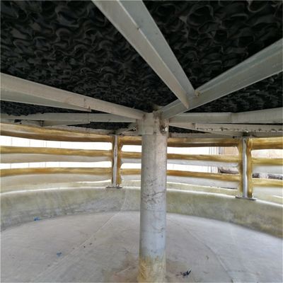 2820 mm x 2900 mm coque en FRP faible bruit anti-corrosif tour de refroidissement en contre-flux