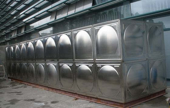 Réservoir d'eau en acier inoxydable certifié CE 10000 litres avec épaisseur de panneau standard