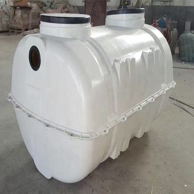 Productivité 50000 L/H Réservoir septique en FRP en plastique souterrain pour le traitement des eaux usées