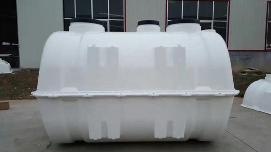 Productivité 50000 L/H Réservoir septique en FRP en plastique souterrain pour le traitement des eaux usées