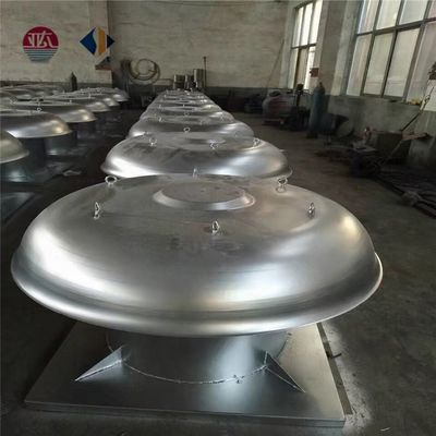 Ventilateur d'échappement de toit de cheminée en FRP/ALUMINIUM 100% moteur en cuivre pour solution de ventilation de fumée