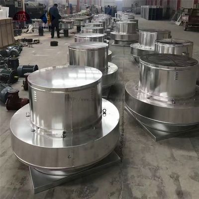 Ventilateur d'échappement de toit de cheminée en FRP/ALUMINIUM 100% moteur en cuivre pour solution de ventilation de fumée