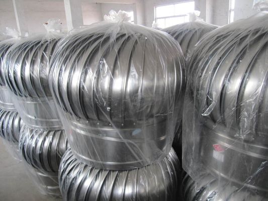 Ventilateur à économie d'énergie à turbine éolienne verticale naturelle montée sur le toit pour hôtels et entrepôts