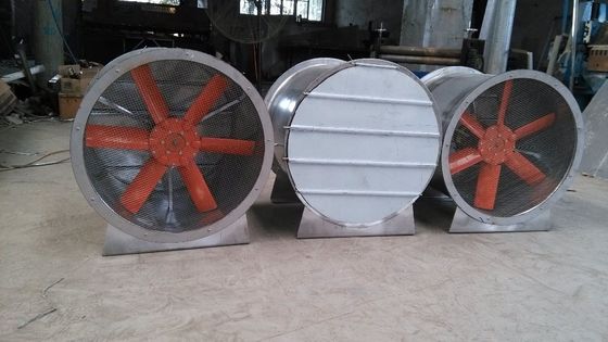 Ventilateur d'échappement industriel à pieds de montage avec vitesse de rotation 760-2900 r/min Ventilateur de débit axial