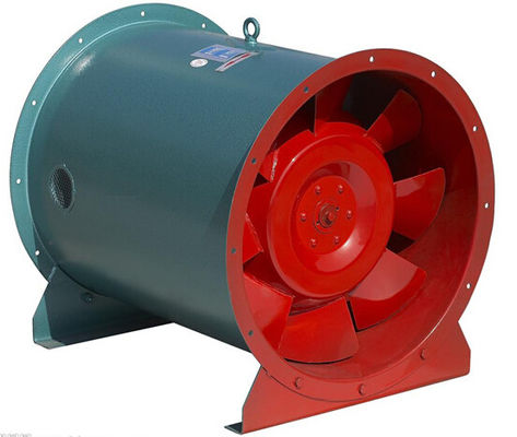 Ventilateur axial portable d'échappement de fumée avec pieds de montage et tension 380 volts ou requis