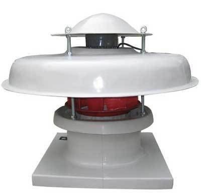 Ventilateurs axiaux montés sur le toit par courant alternatif pour évacuer la poussière humide chaude et les gaz toxiques