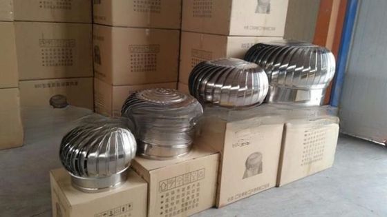 Ventilateur de toiture 8 pouces à turbine éolienne pour montage sur toiture en acier inoxydable