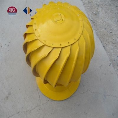 Ventilateurs à turbine d'air de plafond en plastique de 200 à 1200 mm, ventilateurs non électriques avec lame en FRP/aluminium
