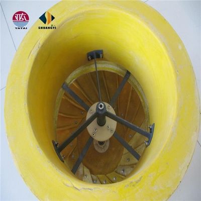 Ventilateurs à turbine d'air de plafond en plastique de 200 à 1200 mm, ventilateurs non électriques avec lame en FRP/aluminium