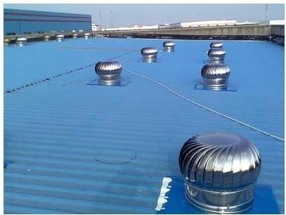Port de chargement de Qingdao Ventilateur de toit en acier inoxydable sans électricité à faible coût