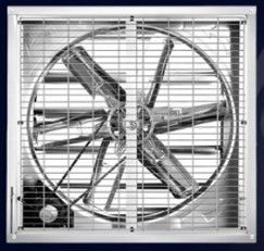 Ventilateur d'extraction de courant alternatif monté sur le mur de 48 pouces avec ventilation de serre Siemens Motor Silver