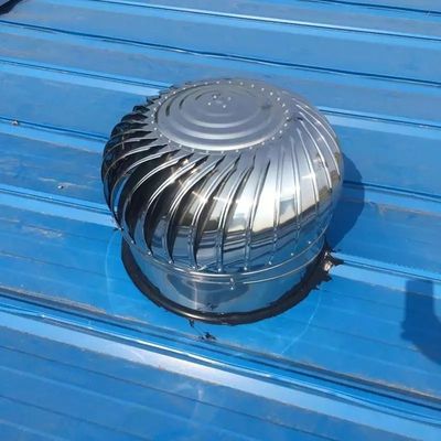 Ventilateur de toiture à gaz d'échappement à propulsion éolienne en acier inoxydable pour ventilation industrielle 300-1000 mm