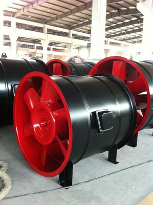 Ventilateur d'écoulement axial HTF à évacuation de fumée ignifuge aux propriétés résistantes aux températures élevées