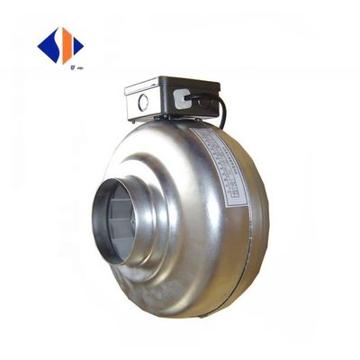 Ventilateur centrifugeur en ligne GDF adapté au montage de conduits et aux applications d'échappement de gaz