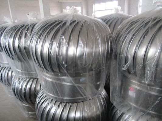 Ventilateur de turbine de toit à propulsion aérienne en acier inoxydable à propulsion éolienne pour une ventilation optimale