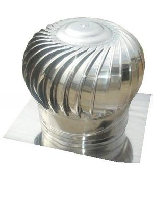 Ventilateur de turbine de toit à propulsion aérienne en acier inoxydable à propulsion éolienne pour une ventilation optimale